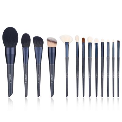 Vonira Beautiful Functional Pro Full Face 13-Piece Makeup Brush Kit Professional Face & Eye Complete Brush Set