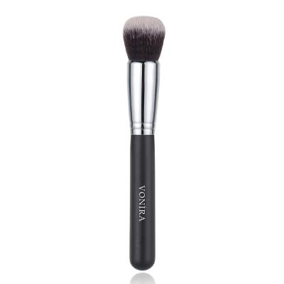 Vonira Beauty A Multi-Tasker Complexion Face Brush Silk Finish Round Foundation Brush With Custom Private Label Service