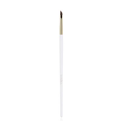 Vonira Beauty Custom Wholesale Tiny Brow Liner Makeup Winger Eyeliner Brush With 24K Gold Copper Ferrule