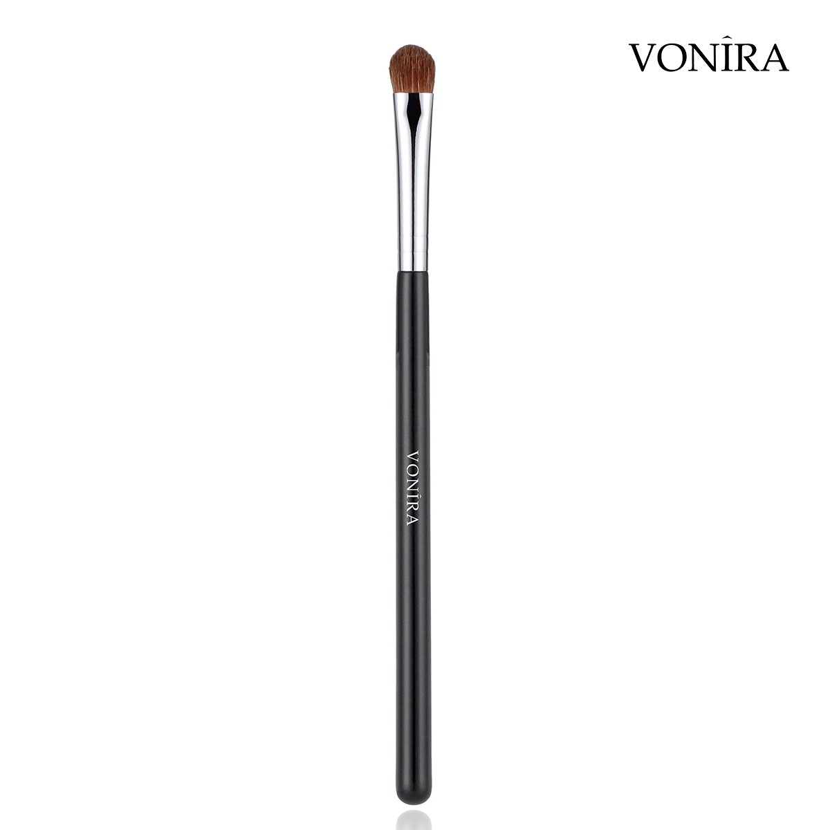 Vonira Beauty Factory Small Pony Hair Eye Shadow Brush With Silver Copper Ferrule Custom Private Label Service - Image 3