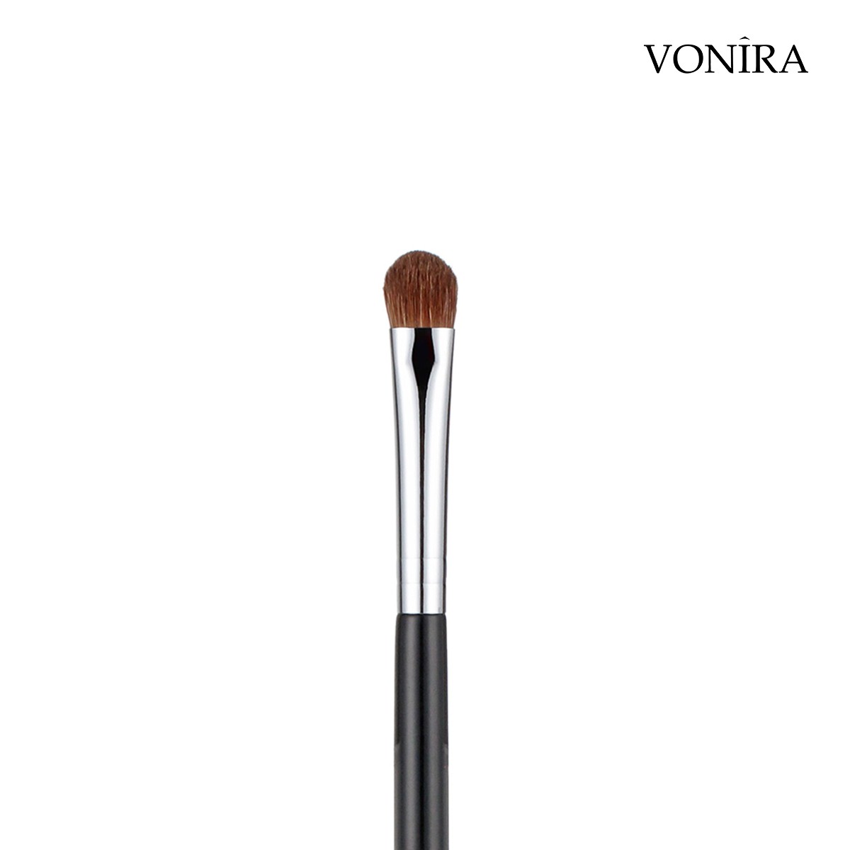 Vonira Beauty Factory Small Pony Hair Eye Shadow Brush With Silver Copper Ferrule Custom Private Label Service - Image 4