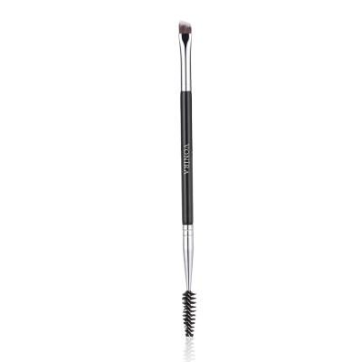 Vonira Beauty High Quality Double Ended Eyebrow Brush Copper Ferrule Custom Private Label Dual End Cosmetic Brush