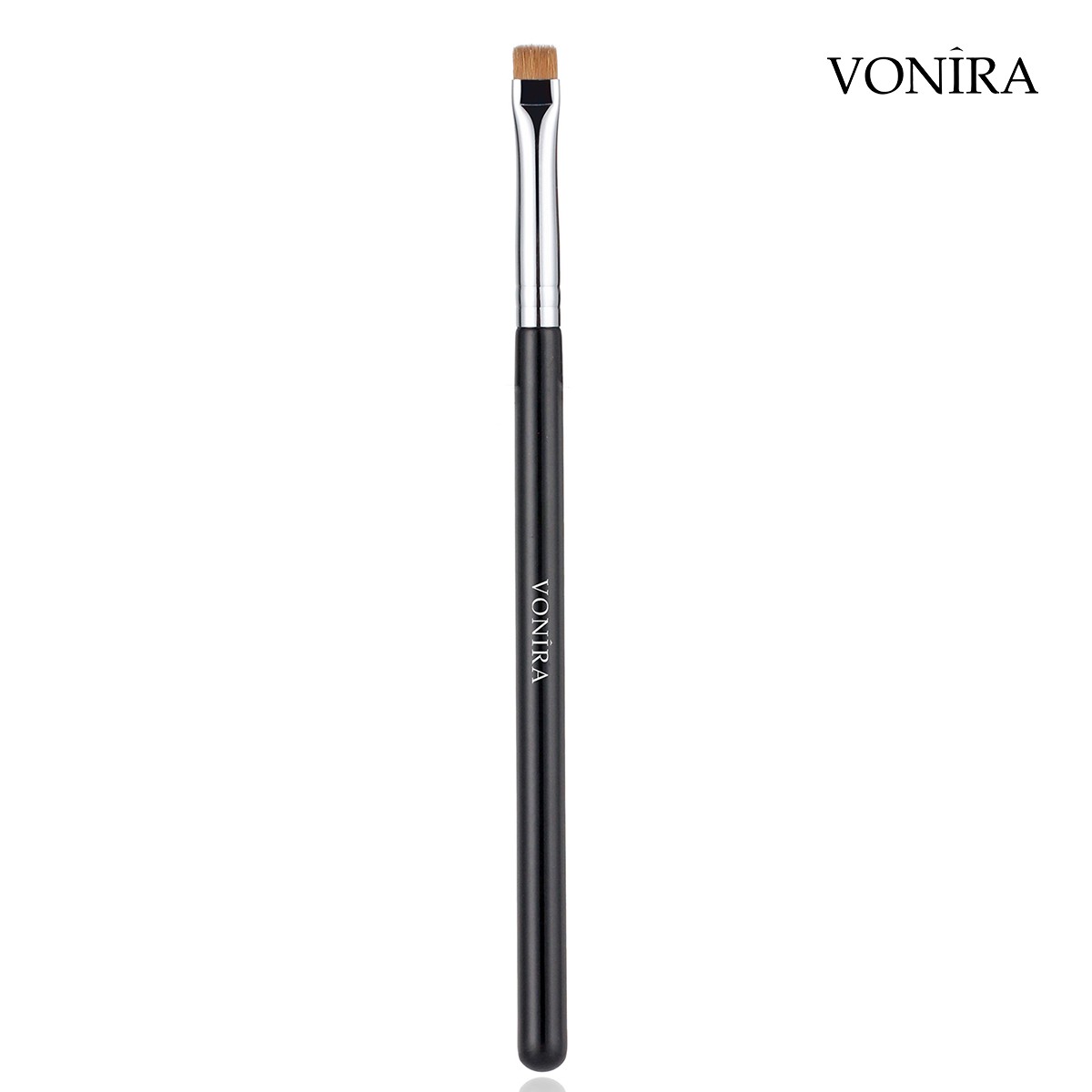 Vonira Beauty Konlinsky Sable Hair Flat Liner Brush With Silver Copper Ferrule Black Handle Custom Private Label Service - Image 3