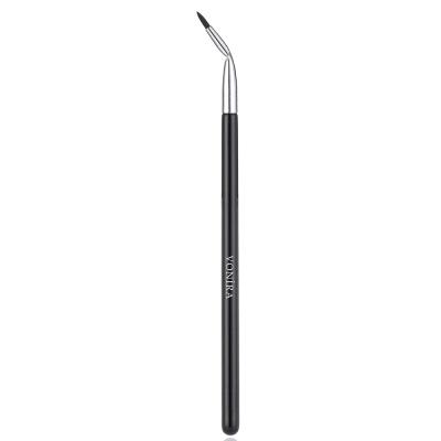 Vonira Beauty Makeup Deluxe Bent Liner Brush With Brass Ferrule Custom Private L
