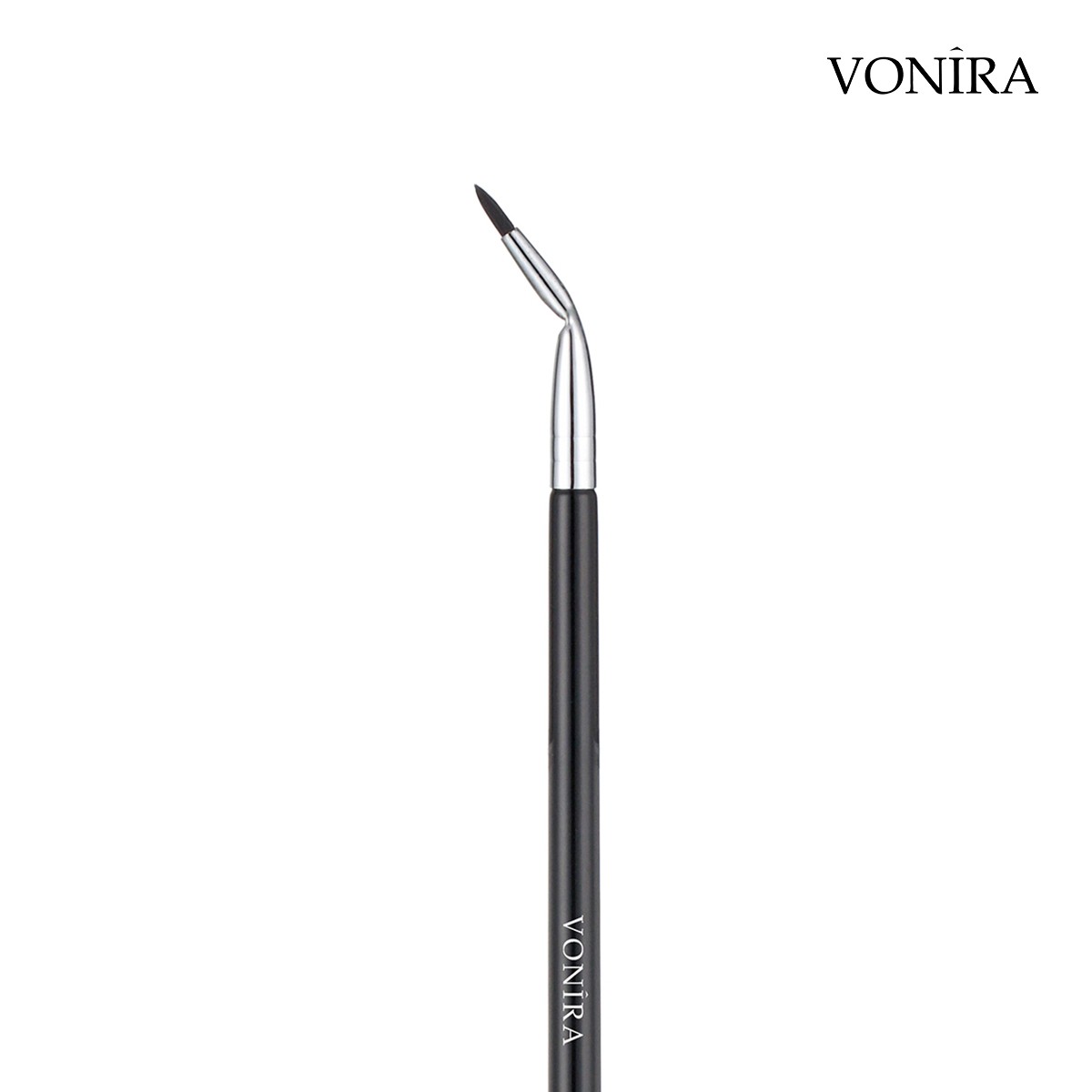 Vonira Beauty Makeup Deluxe Bent Liner Brush With Brass Ferrule Custom Private Label Service Factory Price OEM & ODM - Image 2