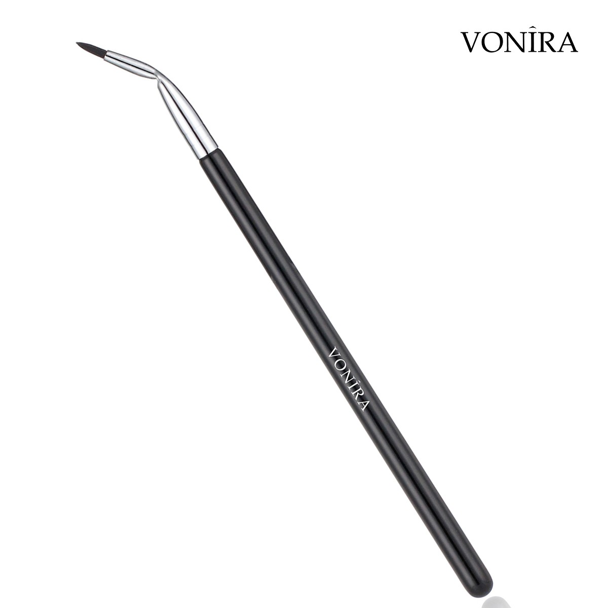 Vonira Beauty Makeup Deluxe Bent Liner Brush With Brass Ferrule Custom Private Label Service Factory Price OEM & ODM - Image 4