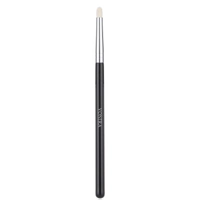 Vonira Beauty Makeup Eye Pencil Smudge Brush With Silver Copper Ferrule Black Ha