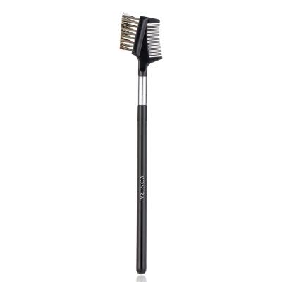 Vonira Beauty Makeup Double Head Eyelash Comb Brush With Silver Copper Ferrule C