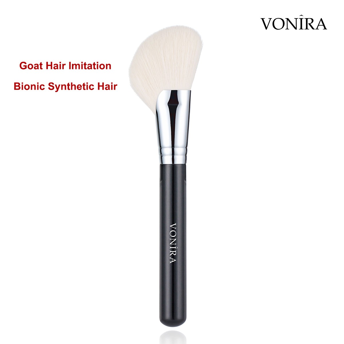Vonira Beauty Makeup Natural Goat Hair Multitasking Miracle Contouring Blush Brush With Custom Private Label Service