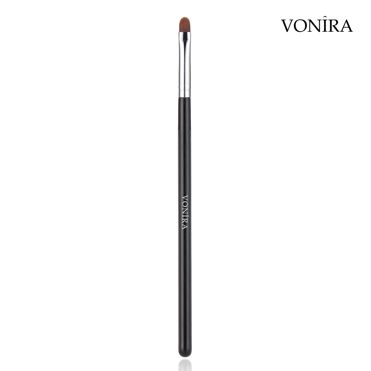 Vonira Beauty Makeup Pointed Precise Eyeliner Brush With Silver Copper Ferrule Black Handle Custom Private Label Service - Image 3