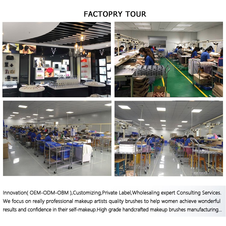 Vonira Beauty Manufacturer OEM Double Ended Eyeshadow Blending Makeup Brushes With Custom Logo Name Private Label Wholesale