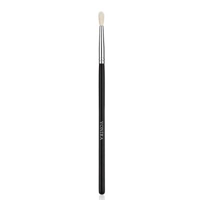 Vonira Beauty Natural Fluffy Goat Tiny Precision Crease Blending Brush With Silver Copper Ferrule Custom Private Label Service