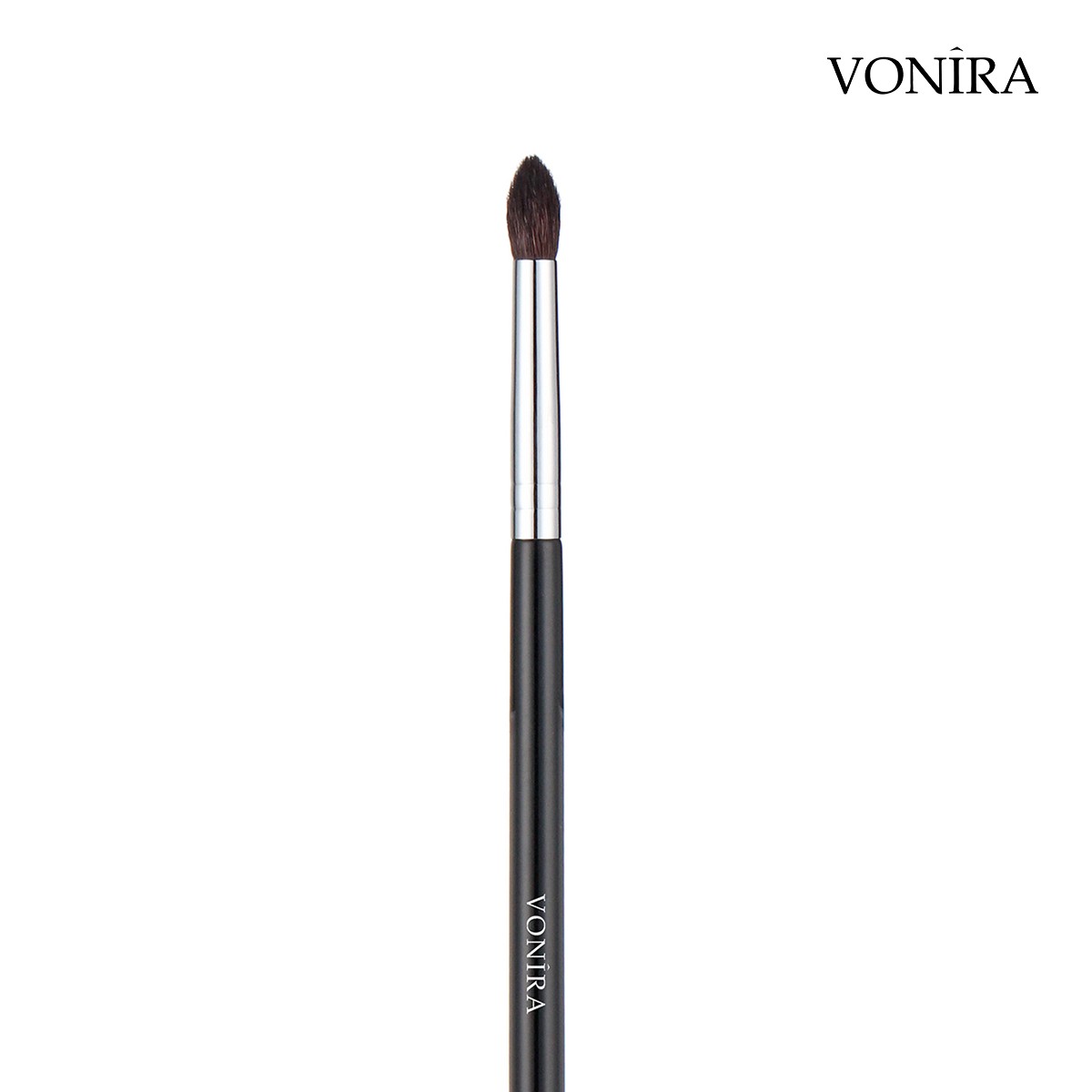 Vonira Beauty Pointed Crease Blender Brush With Silver Copper Ferrule Custom Private Label Manufacturer Service - Image 3