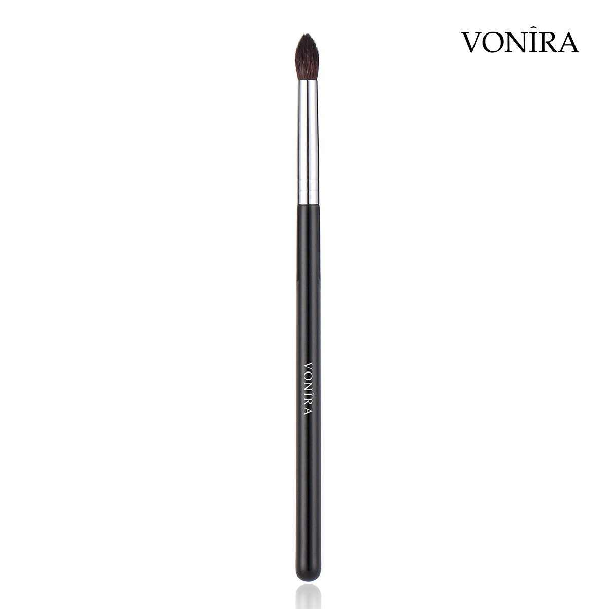 Vonira Beauty Pointed Crease Blender Brush With Silver Copper Ferrule Custom Private Label Manufacturer Service - Image 4