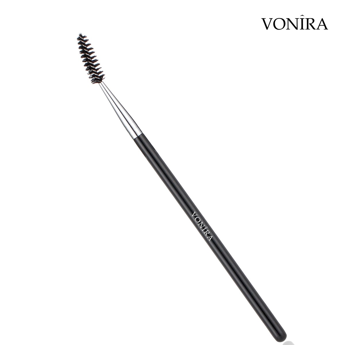 Vonira Beauty Pro Eye Brow Mascara Screw Spoolie Lash Brush With Silver Copper Ferrule Black Handle Custom Private Label Service - Image 4