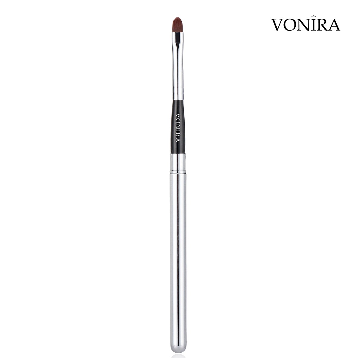 Vonira Beauty Pro Retractable Lip Make Up Brush With Silver Copper Ferrule Custom Private Label Service - Image 3