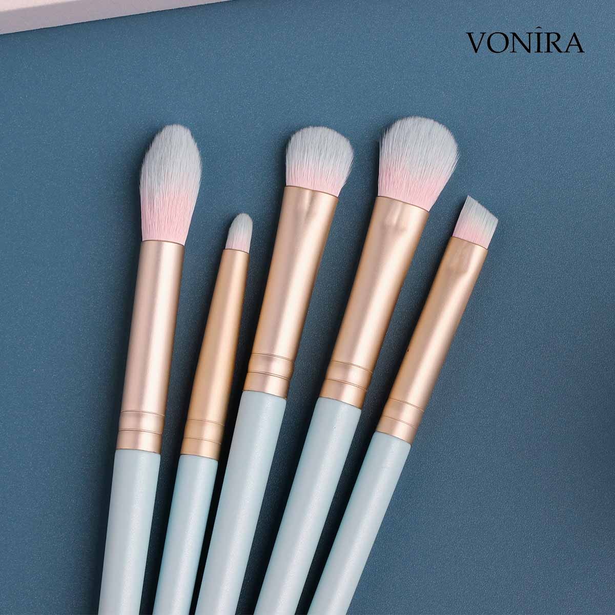 Vonira Beauty Professional 14 Pieces Corn Fiber Makeup Brushes Set