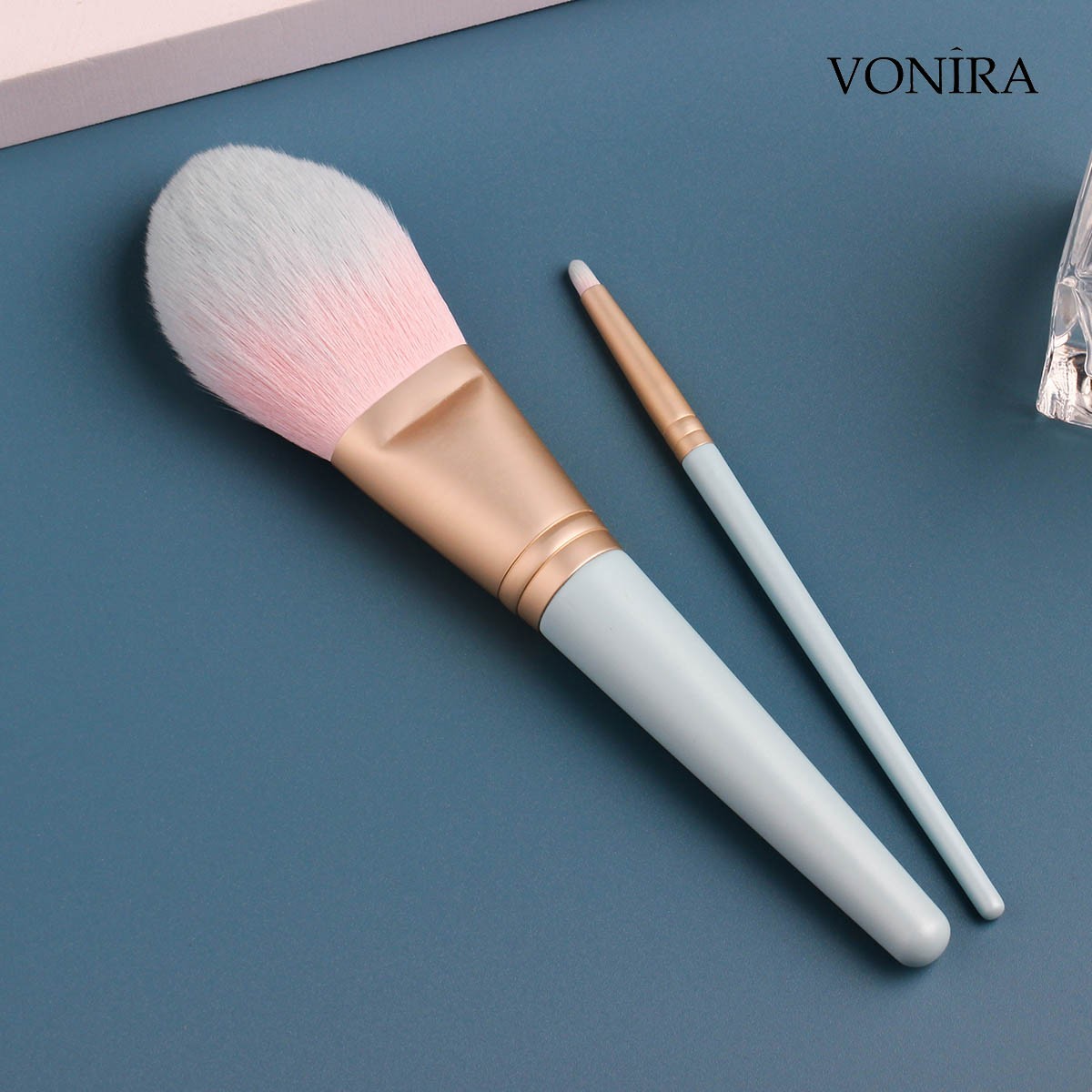 Vonira Beauty Professional 14 Pieces Corn Fiber Makeup Brushes Set