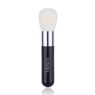 Vonira Beauty Short Handle Face Powder Blush Bronzer Makeup Brush With Copper Ferrule Natrual Hair OEM Custom Private Label LOGO