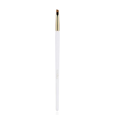 Vonira Beauty Small Angled Firm Sharp Eye Brow Detail Liner Brush With 24K Gold Copper Ferrule