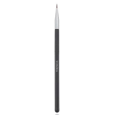 Vonira Beauty Tiny Precision Eye Liner Brush With Extra Fine Hair Tip Silver Cop
