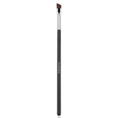 Vonira Beauty Wholesale Angled Eye Liner Brow Brushes With Silver Copper Ferrule
