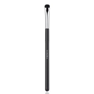 Vonira Beauty Wholesale Short Eye Shadow Smudge Brush With Silver Copper Ferrule Black Handle Custom Private Label Service