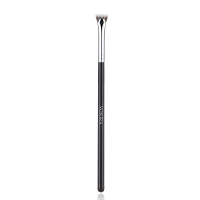 Vonira Beauty Wholesale Makeup Small Lash Fan Brush With Silver Copper Ferrule Custom Private Logo Name Printing