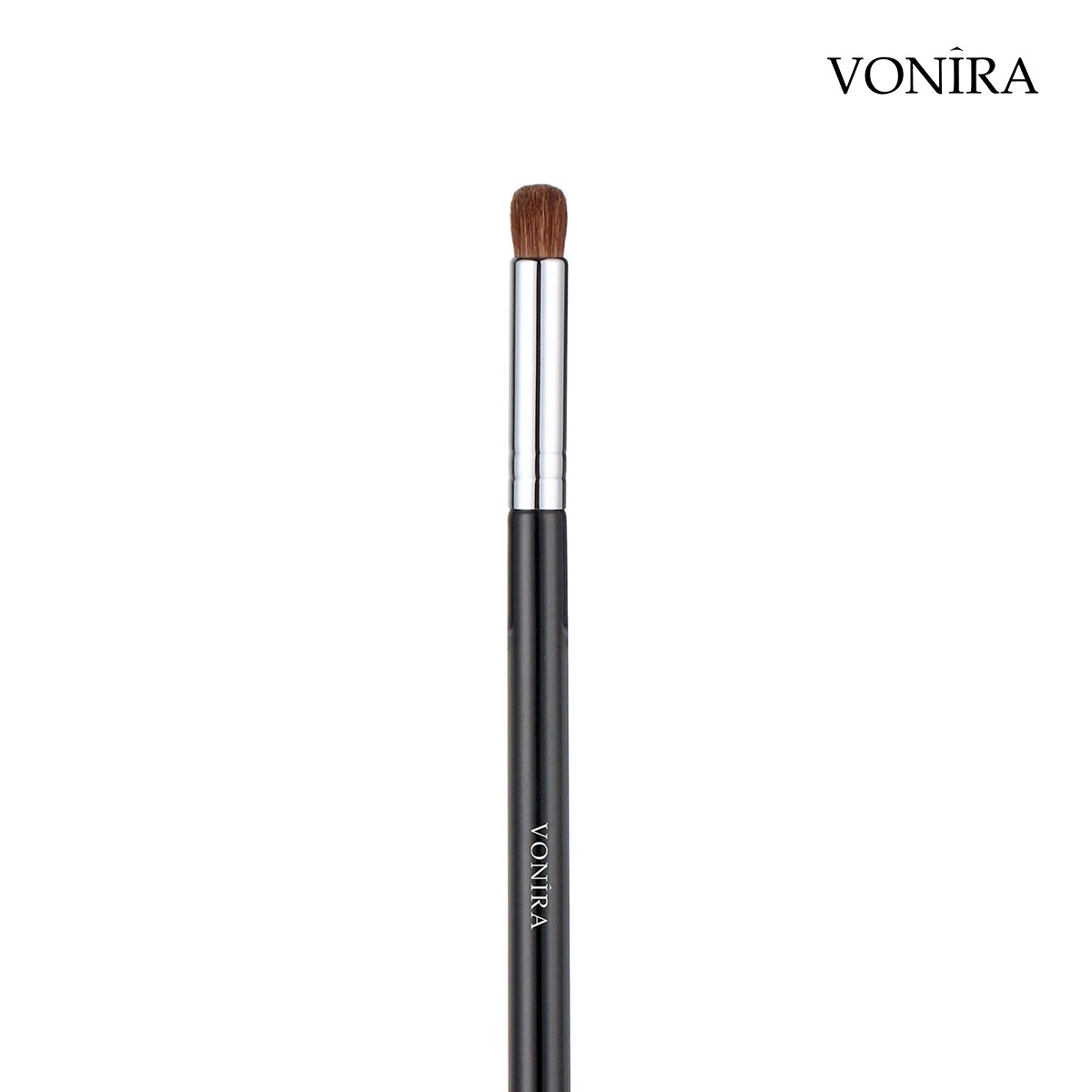 Vonira Beauty Wholesale Natural Makeup Pro Domed Crease Eye Shadow Brush With Pony Hair Copper Ferrule Custom Private Label Service