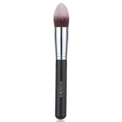 Vonira Beauty Wholesale Precise Tapered Kabuki Brush With Copper Ferrule Wooden Handle OEM Private Logo Name