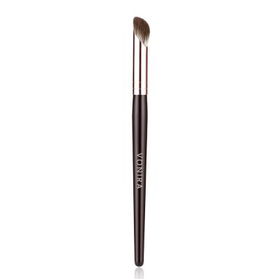 Vonira Beauty Wholesale Professional Artist Finger Liquid Touch Concealer Brush With Gold Ferrule Wooden Handle Private Label