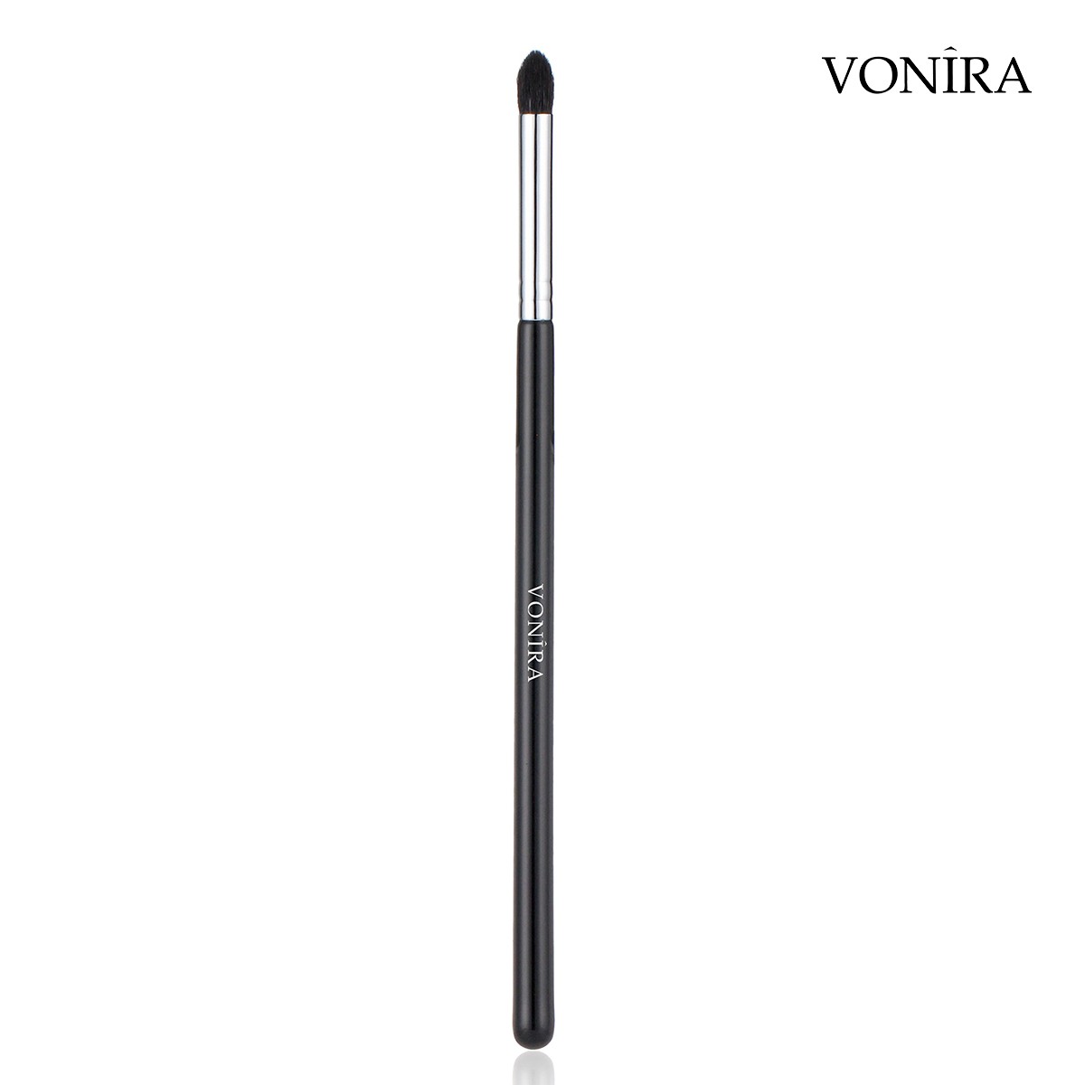 Vonira Beauty Wholesale Small Natural Goat Hair Tapered Blending Crease Brush With Silver Copper Ferrule Custom Private Label Service - Image 3