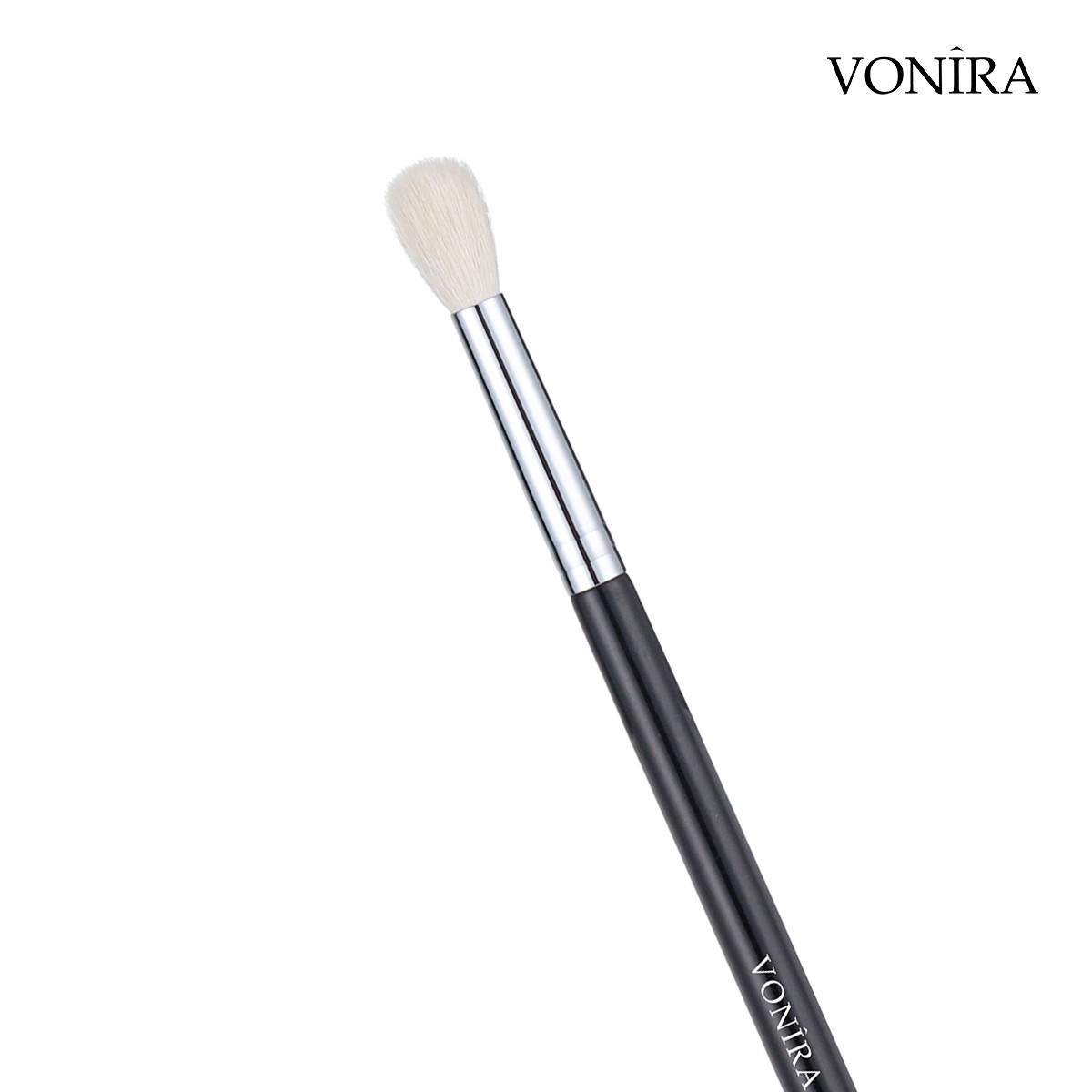 Vonira Beauty XXL Large Fluffy Eye Blending Brush With Silver Copper Ferrule Black Handle Custom Private Label Service - Image 5