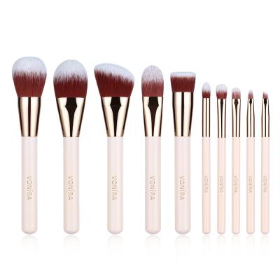 Vonira Brushes Manufacturer Custom Logo Premium Luxury 10pcs Vegan High Quality Wholesale Private Label OEM ODM Makeup Brush Set