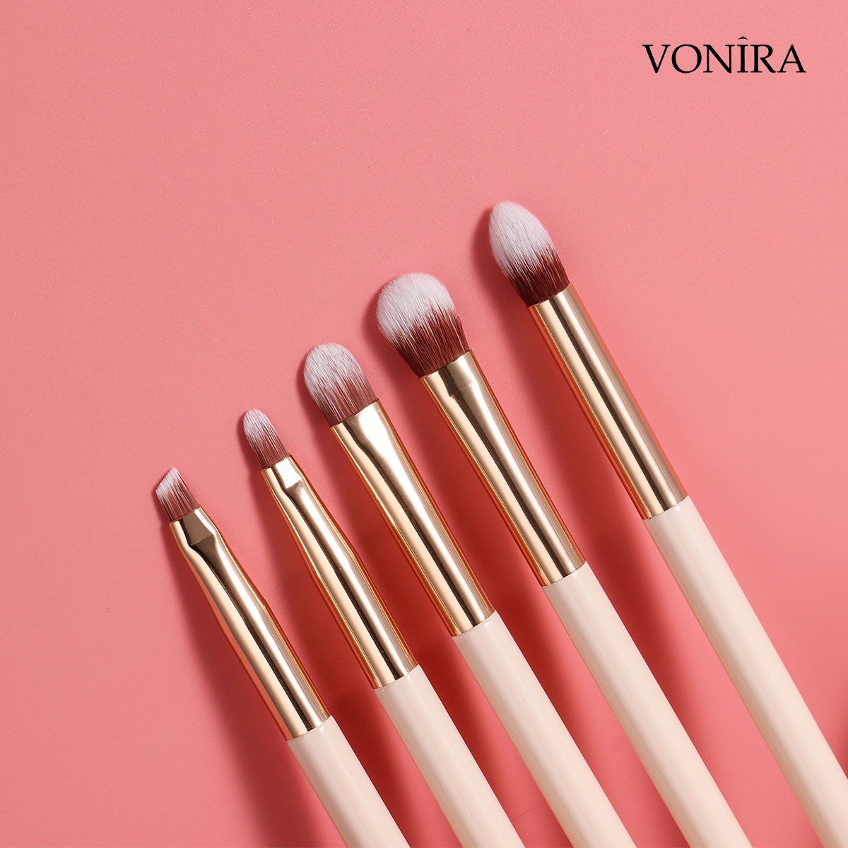 Vonira Brushes Manufacturer Custom Logo Premium Luxury 10pcs Vegan High Quality Wholesale Private Label OEM ODM Makeup Brush Set