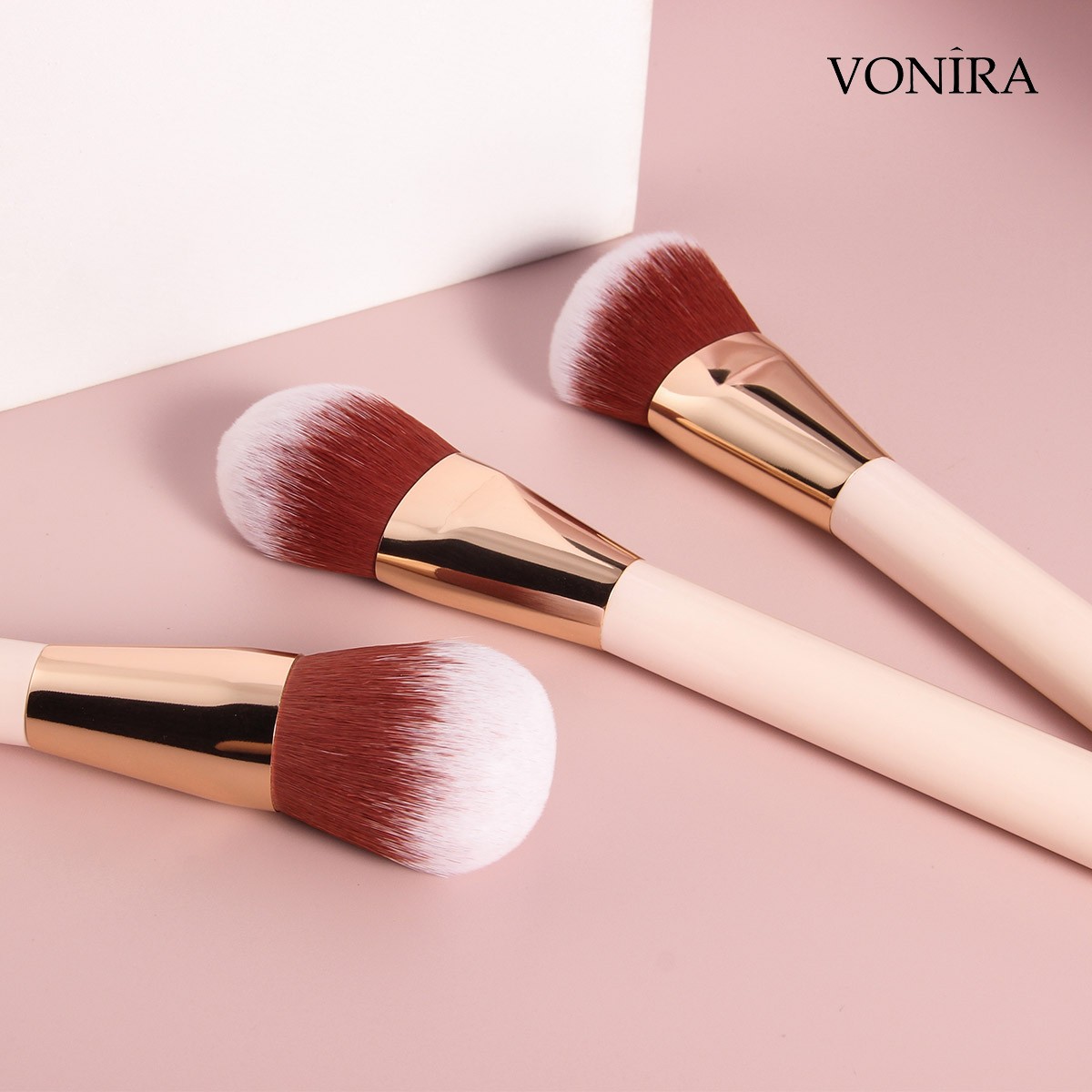 Vonira Brushes Manufacturer Custom Logo Premium Luxury 10pcs Vegan High Quality Wholesale Private Label OEM ODM Makeup Brush Set