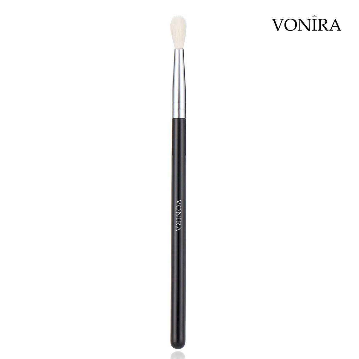 Vonira Beauty Fluffy Rounded Medium Blending Brush With Silver Copper Ferrule Custom Private Label Manufacturer Service - Image 3