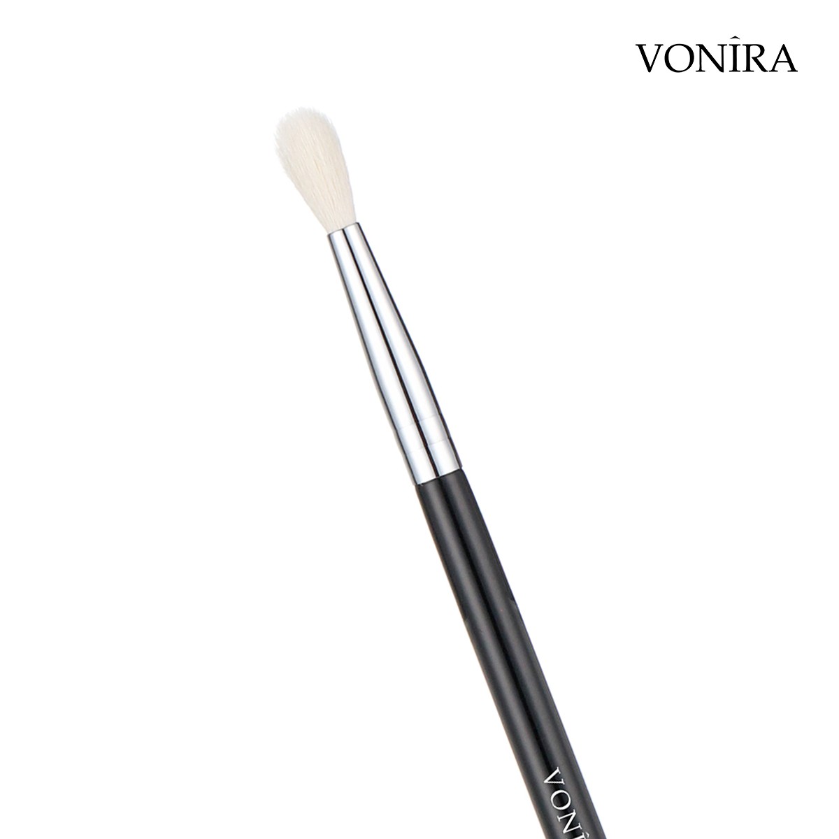 Vonira Beauty Fluffy Rounded Medium Blending Brush With Silver Copper Ferrule Custom Private Label Manufacturer Service - Image 4