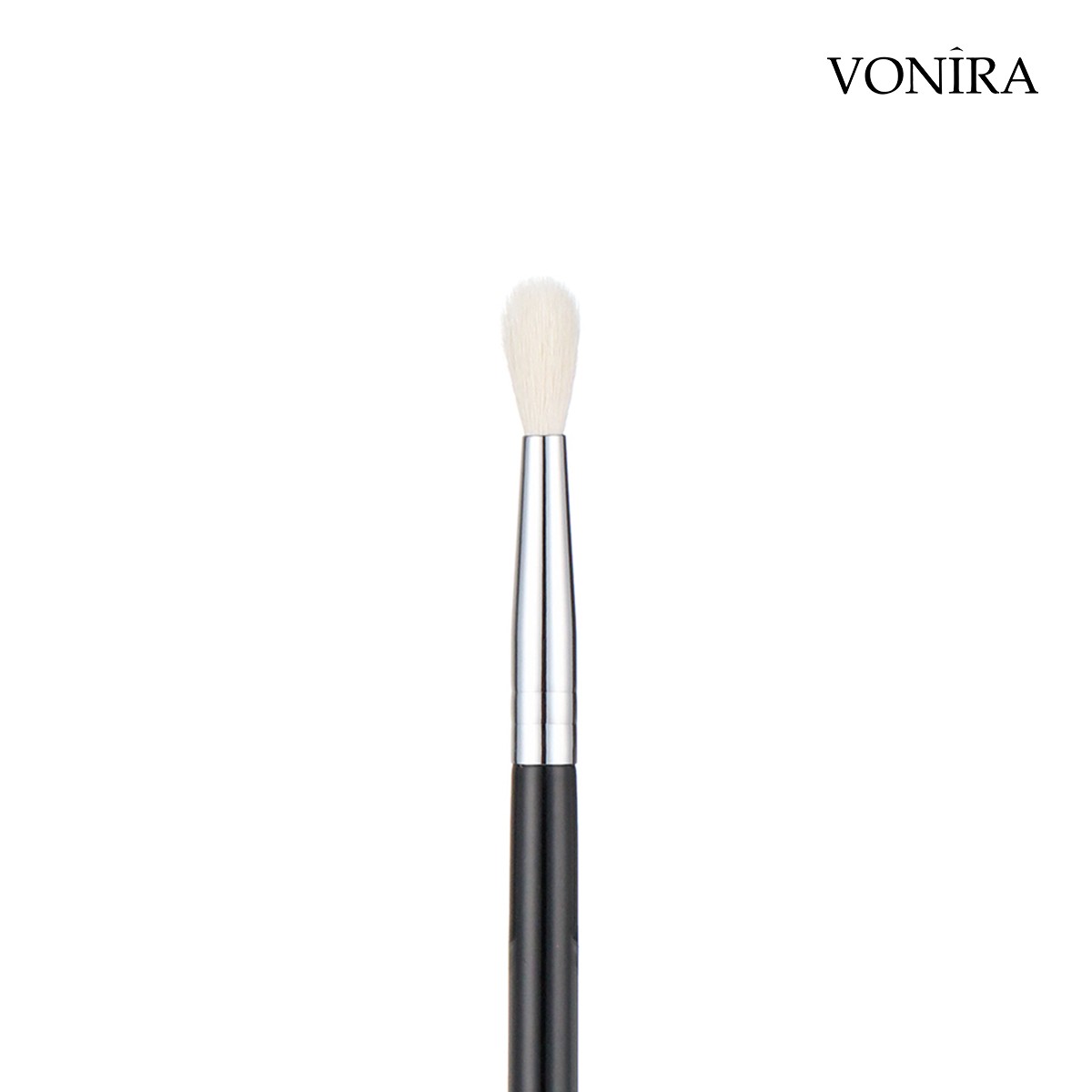 Vonira Beauty Fluffy Rounded Medium Blending Brush With Silver Copper Ferrule Custom Private Label Manufacturer Service - Image 5