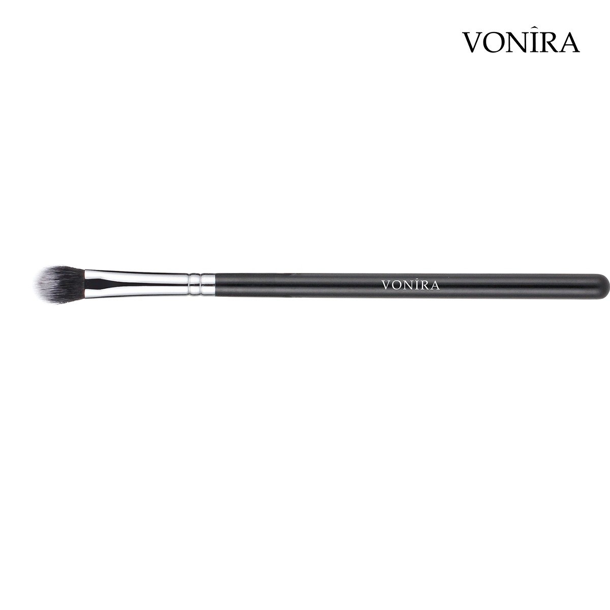 Vonira Makeup Multi Eye Shadow Blending Brush With Silver Copper Ferrule Black Handle Custom Private Label Service