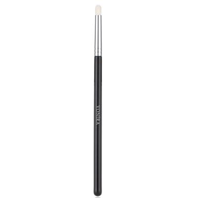 Vonira Beauty Mini Round Eye Blender Crease Makeup Brush With Silver Copper Ferr