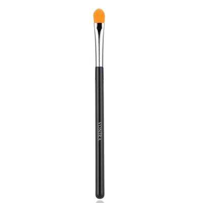 Vonira Beauty Orange Color Pointy Shaped Concealer Makeup Brush With Silver Copper Private Label Custom Logo Name