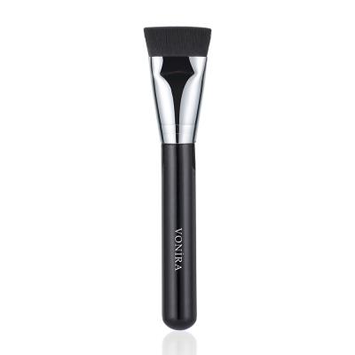 Vonira Beauty Professional Flat Contour Sculptor Brush With Silver Copper Black Handle Custom Private Label Service