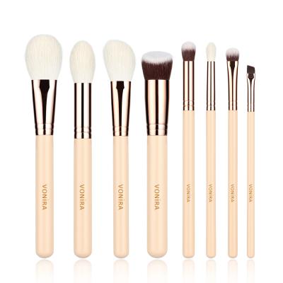 Vonira Wholesale Must Have 8pcs Makeup Brushes Set Cosmetic Brushes Kit Powder Foundation Blush Blending Eye Shadow Brow Brush Studio Tool
