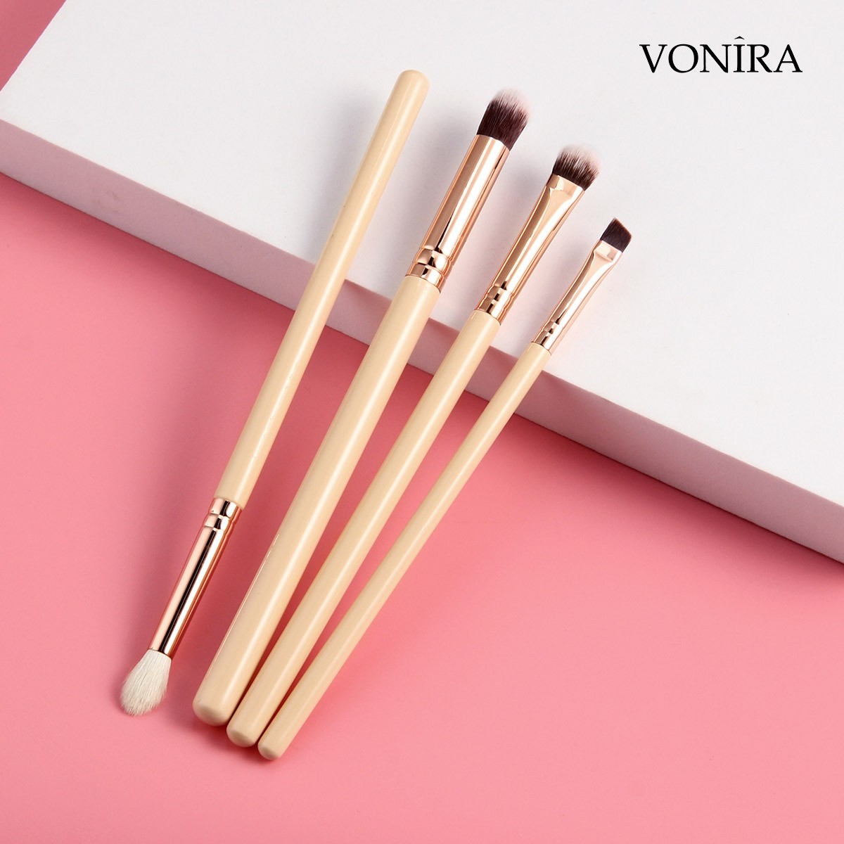 Vonira Wholesale Must Have 8pcs Makeup Brushes Set Cosmetic Brushes Kit Powder Foundation Blush Blending Eye Shadow Brow Brush Studio Tool