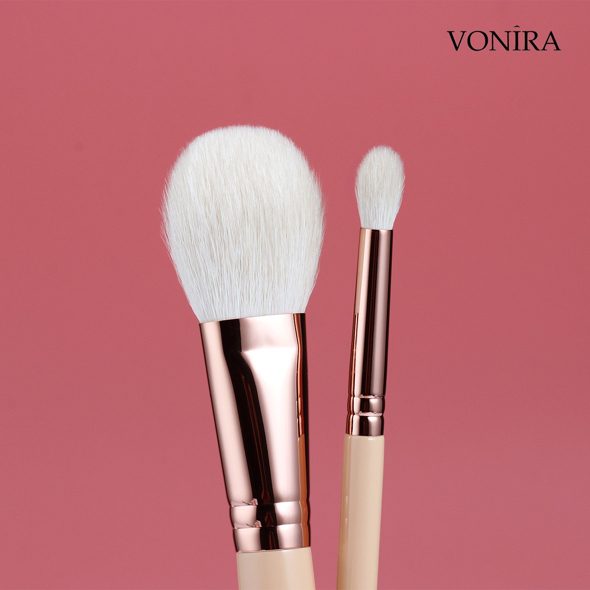 Vonira Wholesale Must Have 8pcs Makeup Brushes Set Cosmetic Brushes Kit Powder Foundation Blush Blending Eye Shadow Brow Brush Studio Tool