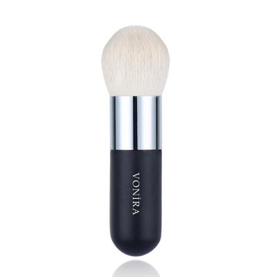 Vonira Beauty Wholesale Natural Soft Dome Shaped Loose Powder Body Polishing Makeup Brush With Copper Ferrule OEM LOGO Private Label