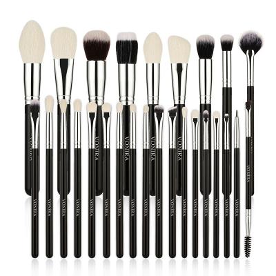 Vonira Extremely Affordable & Pretty Amazing High Quality Essential Brush Collection to Complete Your Face & Eye Makeup Routine 