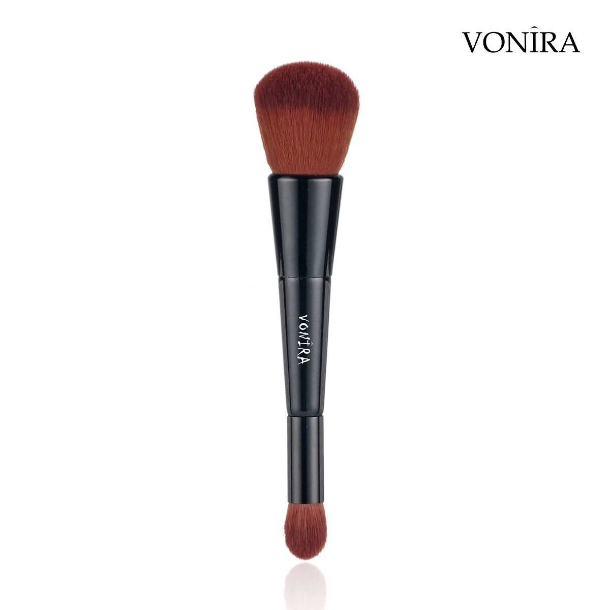 Vonira Beauty Manufacturer Wholesale Classic Double-Ended Multitasker & Concealer Makeup Foundation Brushes With Custom Logo