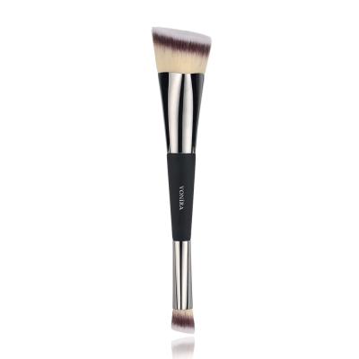 Vonira Beauty Wholesale Luxurious Double Ended Triangle Artist Foundation Concealer Makeup Brush Custom Private Label